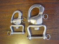 Sicherheitsschäkel, breite Aufnahme