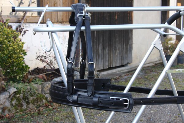 MXL-Brustblatt für Einspänner braun Großpferd