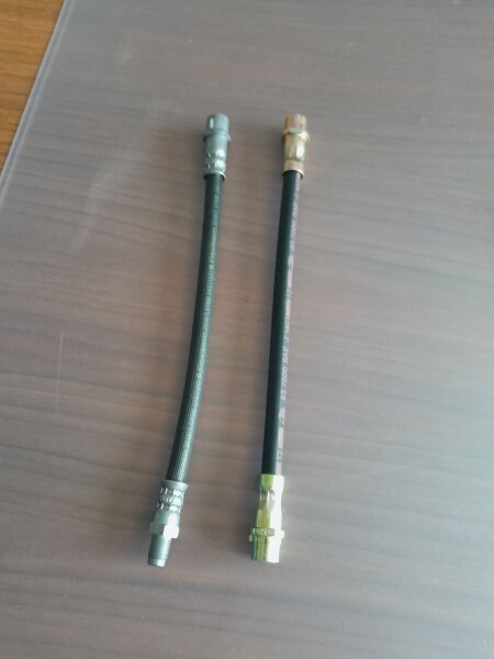 Flexibler Bremsschlauch druck