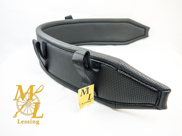 Brustblatt-Unterlage, Noppenware 15 cm-80 cm-Schwarz, Gerade