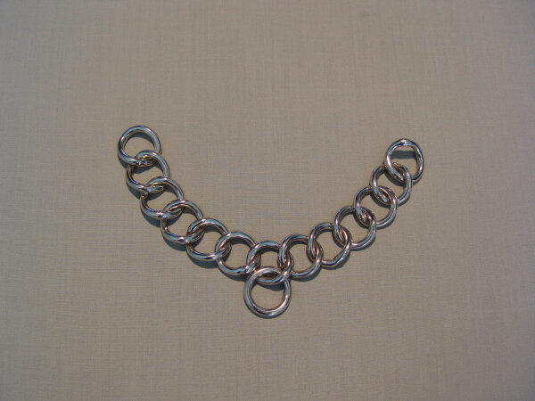 Fahr-Kinnkette 13  Ringe 19cm lang
