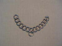 Fahr-Kinnkette 13  Ringe 19cm lang