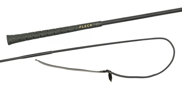 Fleck Marathonpeitsche 160cm schwarz
